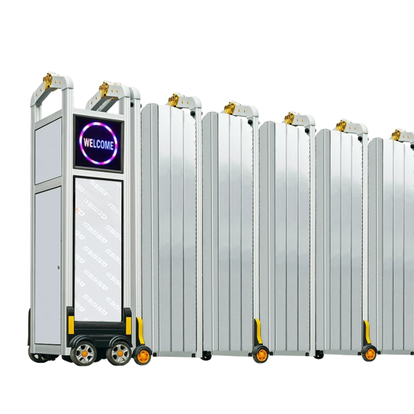 QG-L1738 RESIDENTIAL DRIVEAWAY​, FACTORY ALLUMINIUM RETRACTABLE GATES